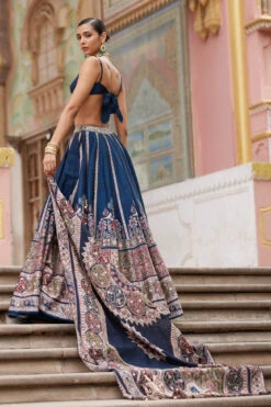 Azka Lehenga - Blue -Anita Dongre F23RS156 Blue 4