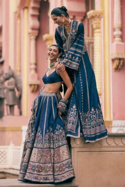 Azka Lehenga - Blue -Anita Dongre F23RS156 Blue 6