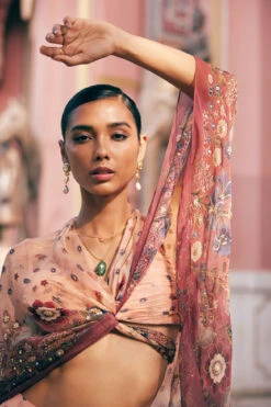 Nazaha Pant Set - Peach -Anita Dongre F23RS157B Peach 10