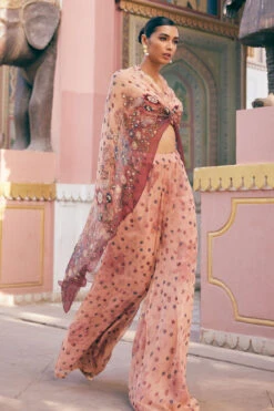 Nazaha Pant Set - Peach -Anita Dongre F23RS157B Peach 3