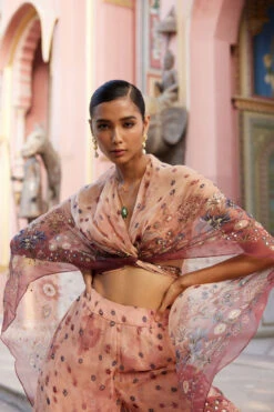 Nazaha Pant Set - Peach -Anita Dongre F23RS157B Peach 8