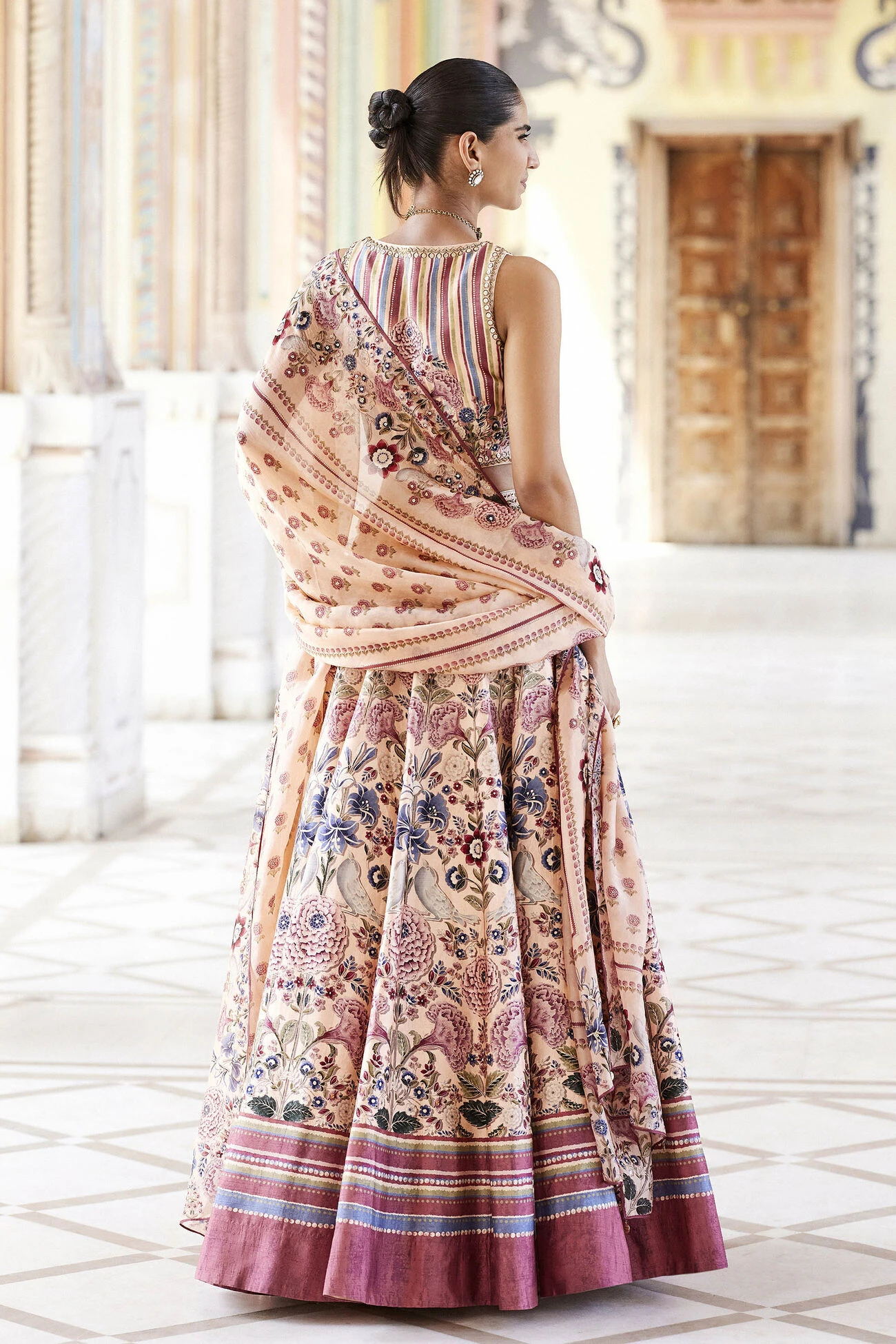 Madoon Lehenga - Peach 6 Madoon Lehenga - Peach - Image 4