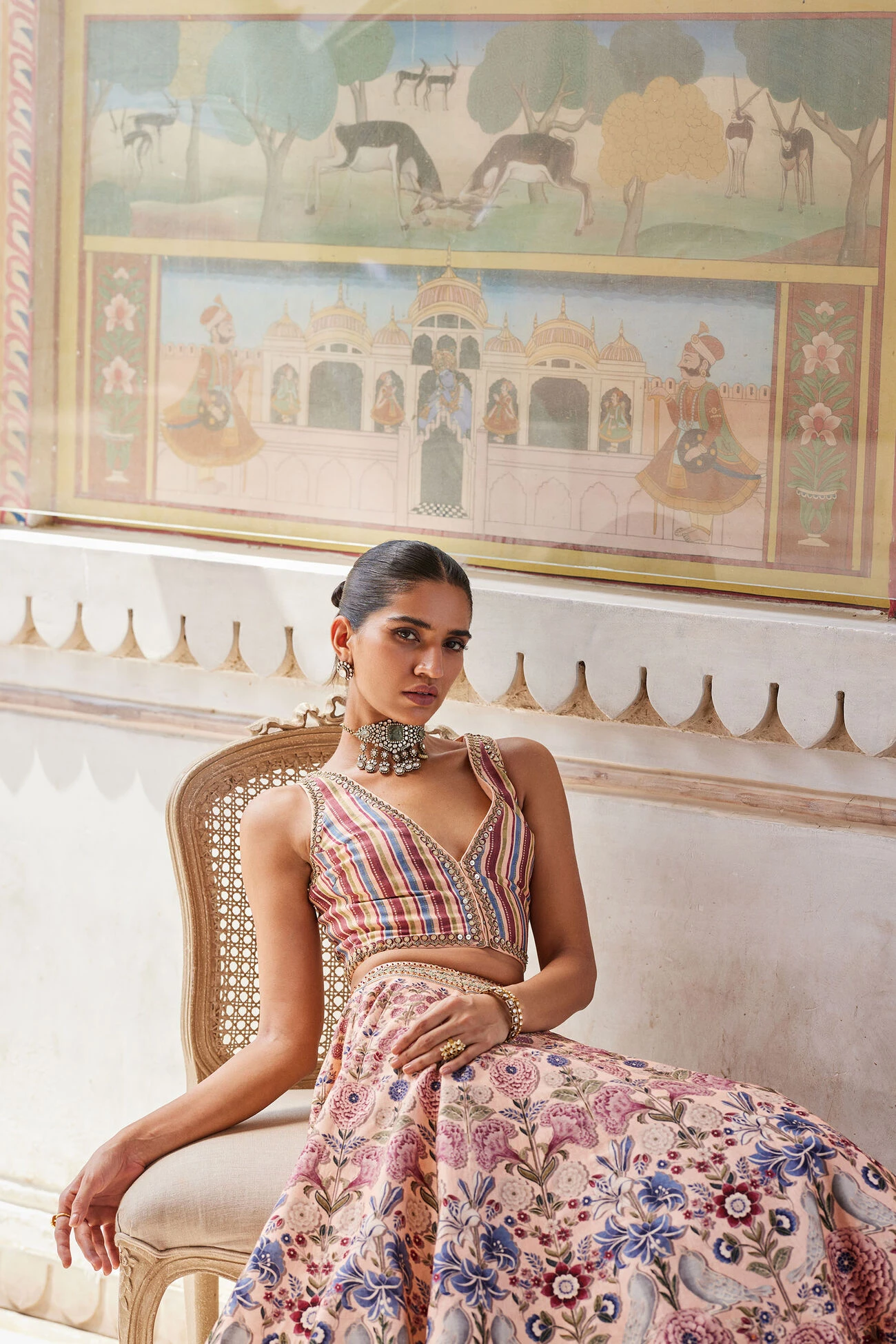 Madoon Lehenga - Peach 10 Madoon Lehenga - Peach - Image 8