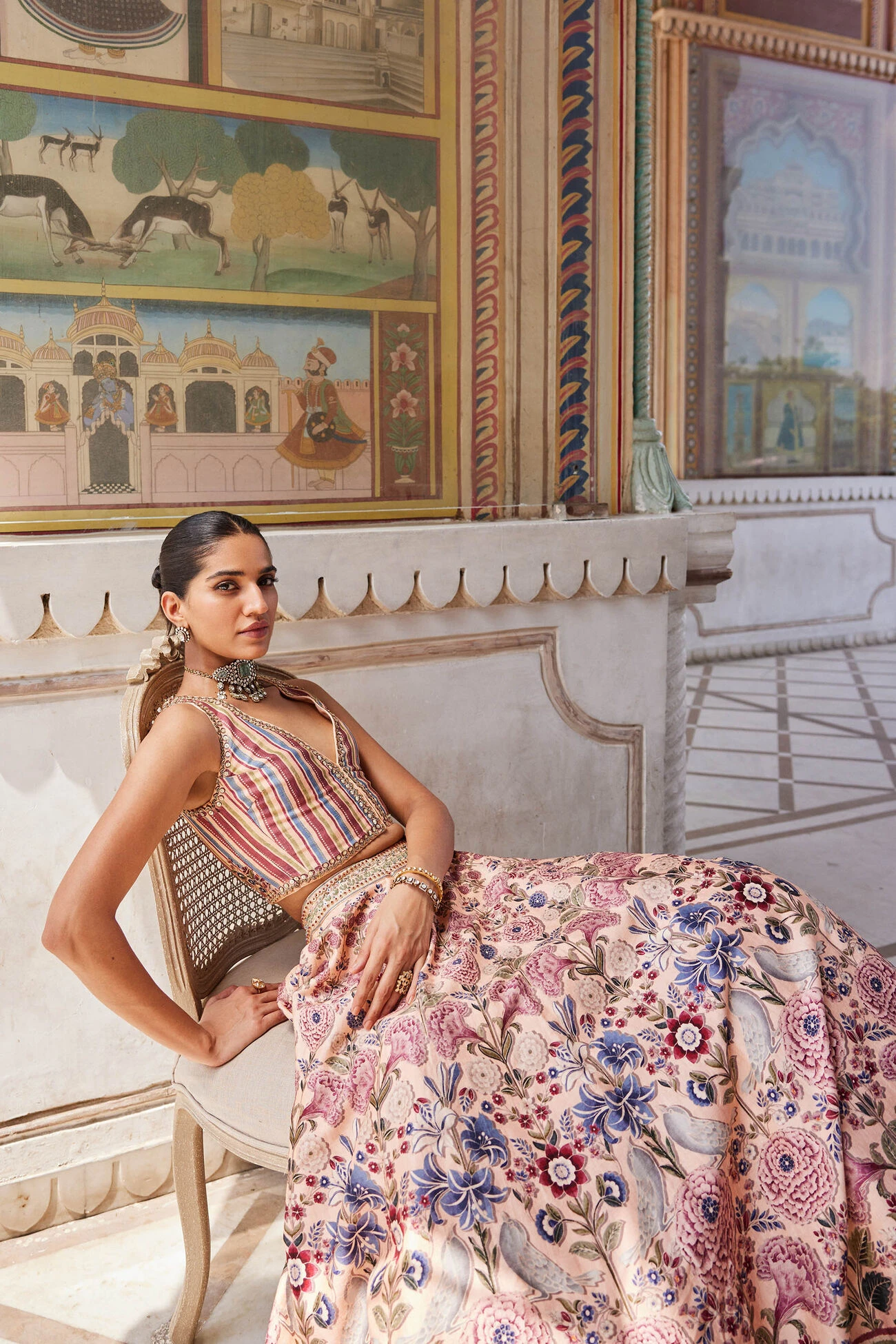 Madoon Lehenga - Peach 11 Madoon Lehenga - Peach - Image 9