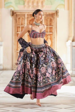 Shimaz Lehenga - Black -Anita Dongre F23RS163 Black 3