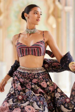 Shimaz Lehenga - Black -Anita Dongre F23RS163 Black 7