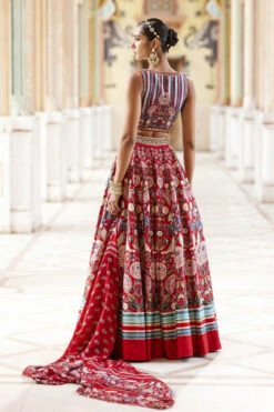 Ghazal Lehenga - Red -Anita Dongre F23RS164 Red 3