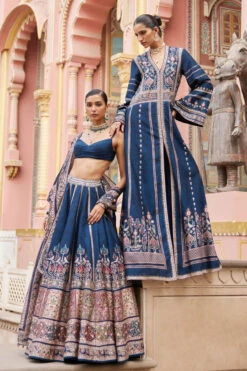 Zyva Jacket Set - Blue -Anita Dongre F23RS178A Blue 2