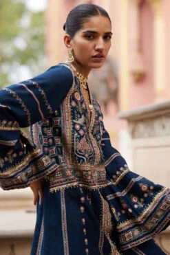 Zyva Jacket Set - Blue -Anita Dongre F23RS178A Blue 7