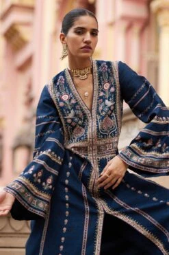Zyva Jacket Set - Blue -Anita Dongre F23RS178A Blue 8