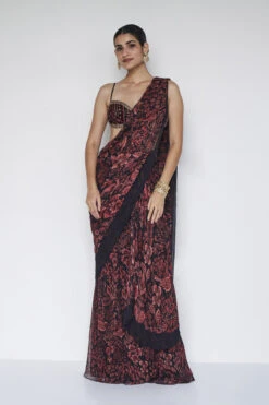 Rohesia Saree - Black