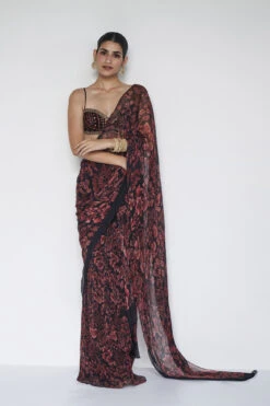 Rohesia Saree - Black 11 Rohesia Saree - Black -Anita Dongre F23RS179 Black 3