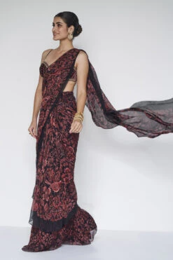 Rohesia Saree - Black 12 Rohesia Saree - Black -Anita Dongre F23RS179 Black 4