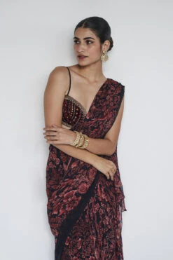 Rohesia Saree - Black 14 Rohesia Saree - Black -Anita Dongre F23RS179 Black 6