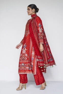 Elnaz Suit Set - Red -Anita Dongre F23RS201 Red 3