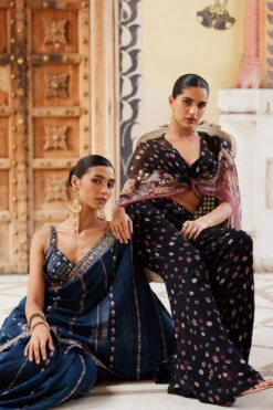 Nuris Saree - Blue -Anita Dongre F23RS534A Blue 08