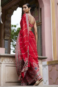 Nuris Saree - Red -Anita Dongre F23RS534A Red 3