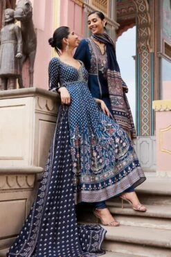 Naima Anarkali Set - Blue -Anita Dongre F23RS547 Blue 4
