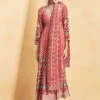 Naima Anarkali Set - Red