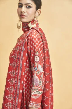 Naima Anarkali Set - Red -Anita Dongre F23RS547 Red 6
