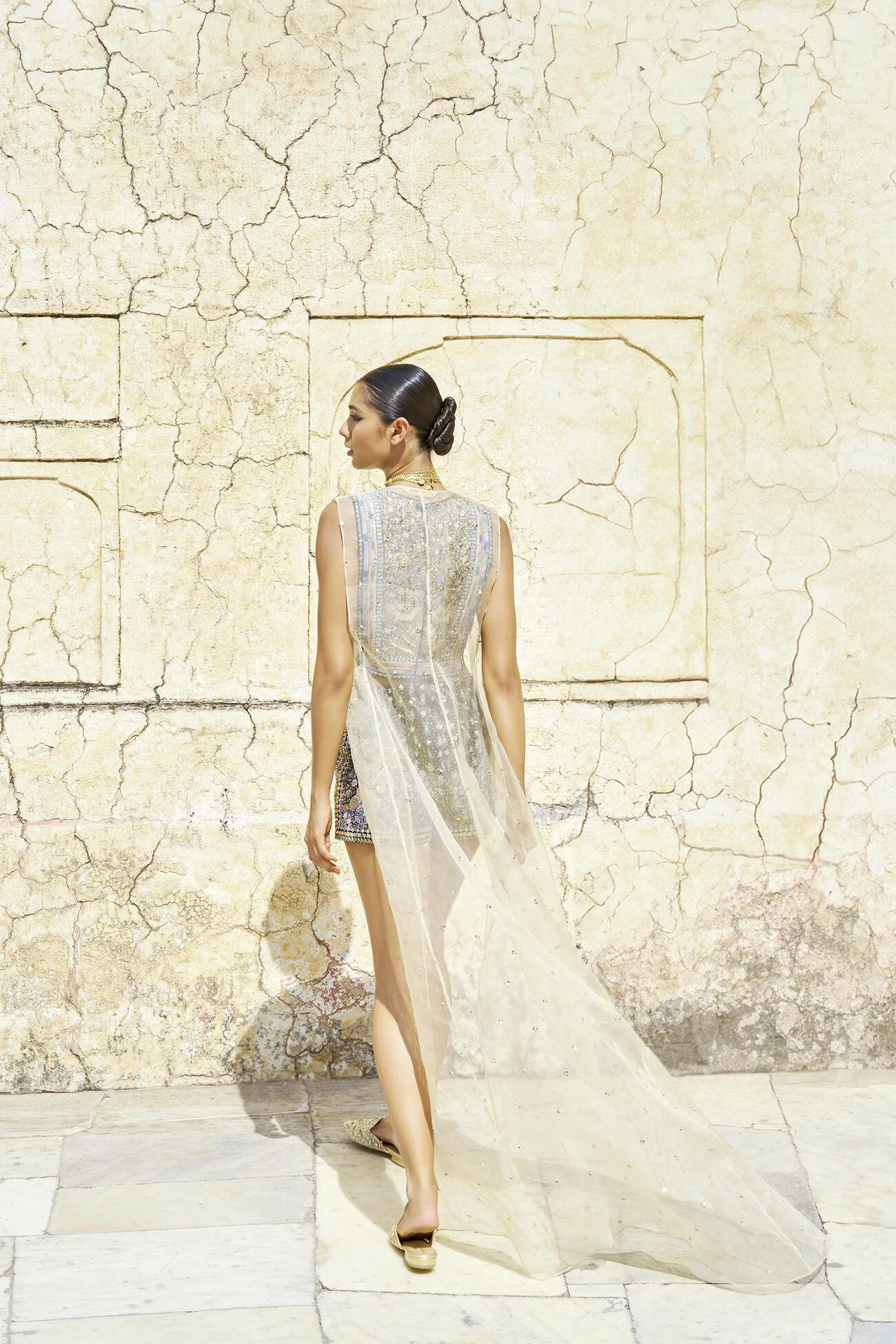 Gleam Of The Forest Cape - Beige 3 Gleam Of The Forest Cape - Beige - Image 2