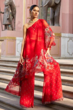 Elaheh Pant Set - Red