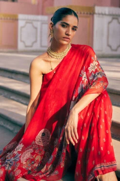 Elaheh Pant Set - Red -Anita Dongre F23RS561A Red 7