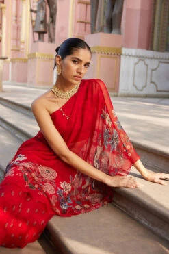 Elaheh Pant Set - Red -Anita Dongre F23RS561A Red 8