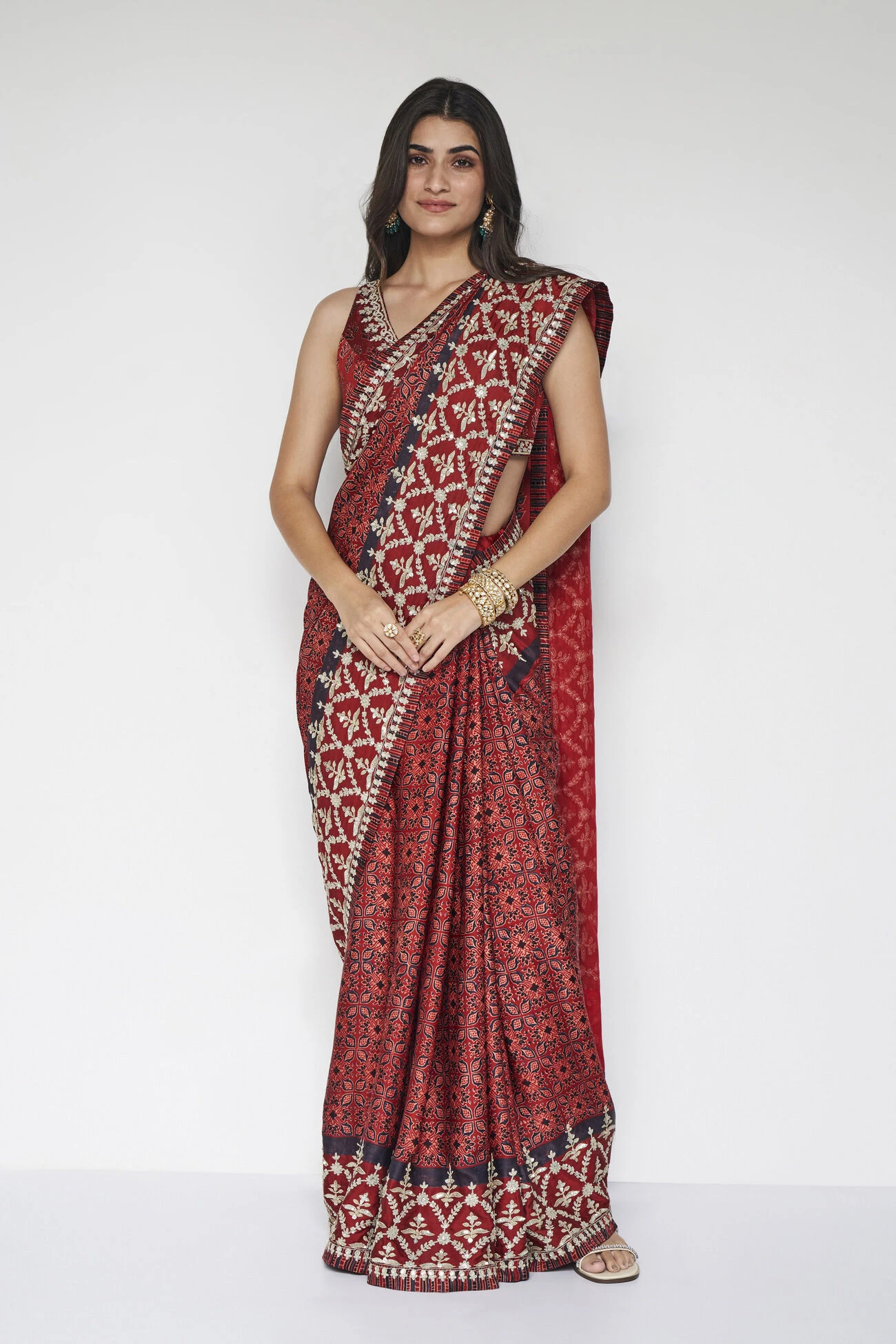 Bhoomija Saree - Red 3 Bhoomija Saree - Red