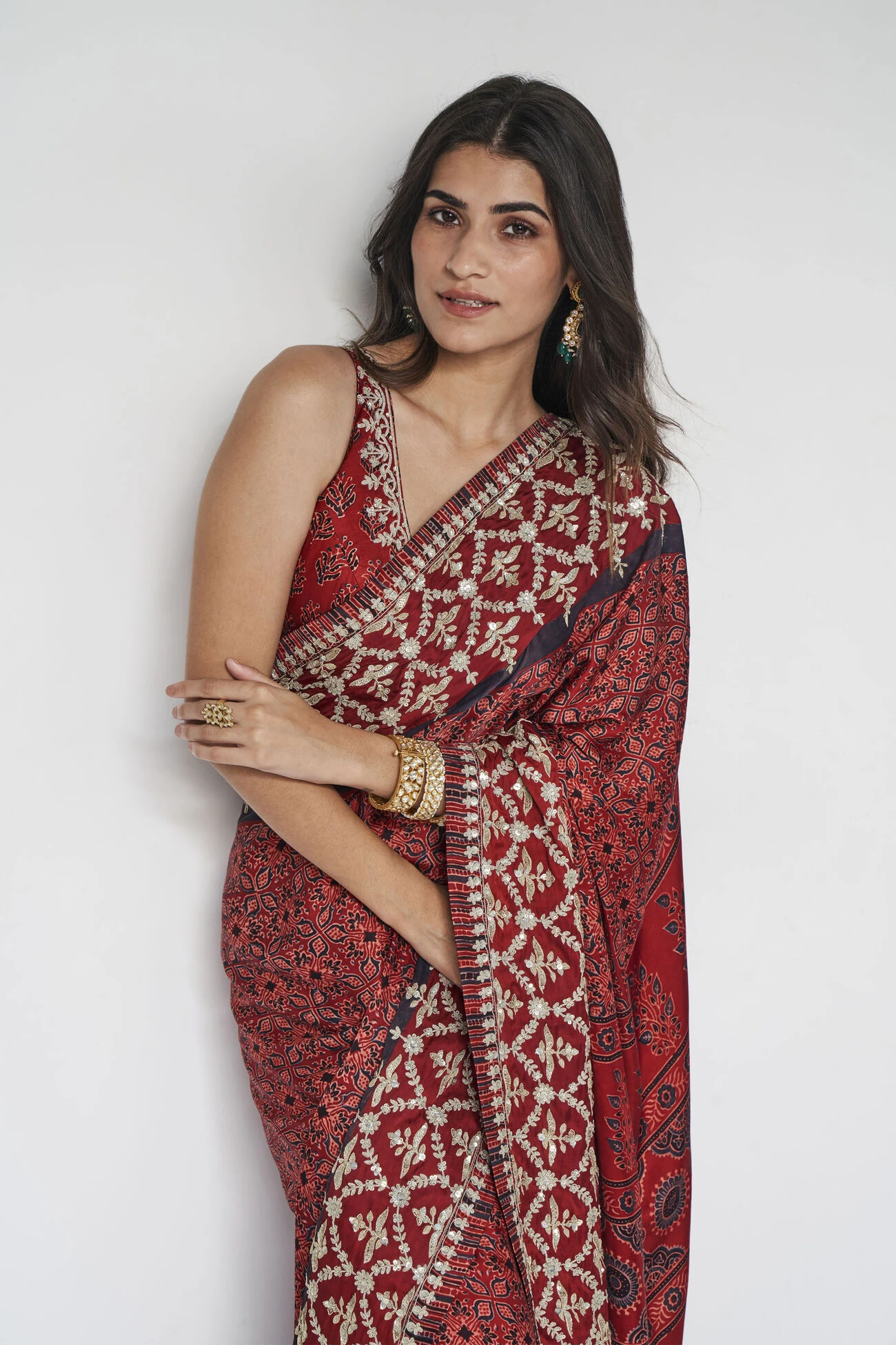Bhoomija Saree - Red 7 Bhoomija Saree - Red - Image 5