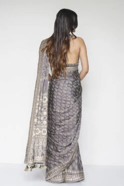 Ranjeeta Saree - Grey -Anita Dongre F23S44 Grey 4