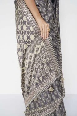 Ranjeeta Saree - Grey -Anita Dongre F23S44 Grey 8