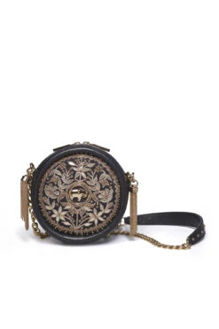Symphony Of Blooms Crossbody Bag - Nocturnal Black -Anita Dongre F23SLING1 BLAK 1202920December2020232023 40 24