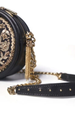 Symphony Of Blooms Crossbody Bag - Nocturnal Black -Anita Dongre F23SLING1 BLAK 3202920December2020232023 40 24