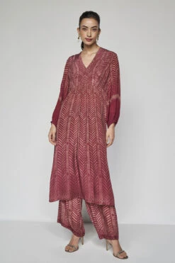 Claret Coord Set - Wine