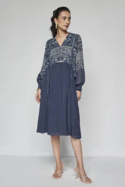 Demna Dress - Blue