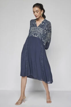 Demna Dress - Blue -Anita Dongre F23SP17 Blue 4