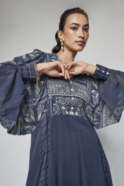 Demna Dress - Blue -Anita Dongre F23SP17 Blue 5