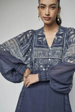 Demna Dress - Blue -Anita Dongre F23SP17 Blue 8