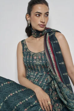 Demilune Anarkali Set - Green -Anita Dongre F23SP1 Green 6