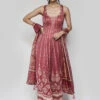 Demilune Anarkali Set - Wine