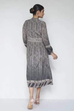 Johanna Dress - Grey -Anita Dongre F23SP22A Grey 3