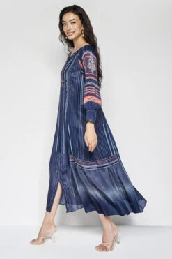 Rimel Dress - Blue -Anita Dongre F23SP30 Blue 4