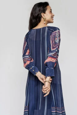 Rimel Dress - Blue -Anita Dongre F23SP30 Blue 9