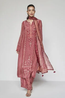 Savani Suit Set - Wine