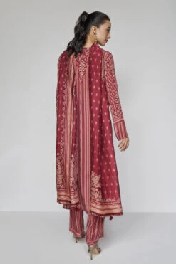 Savani Suit Set - Wine -Anita Dongre F23SP41 wine 4
