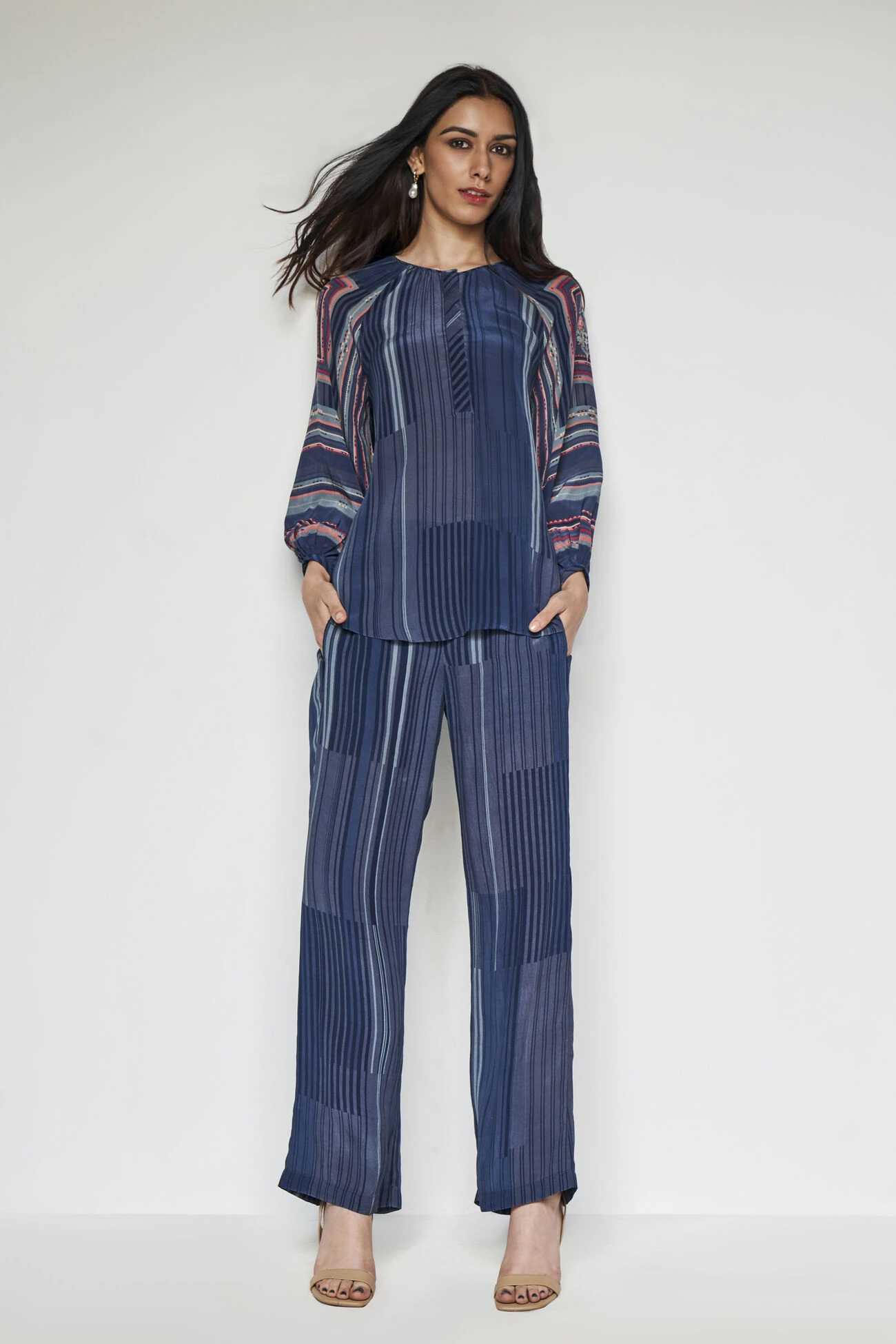 Rimel Coord Set - Blue 3 Rimel Coord Set - Blue