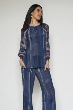 Rimel Coord Set - Blue 11 Rimel Coord Set - Blue -Anita Dongre F23SP56 BLUE 4