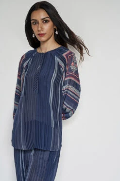 Rimel Coord Set - Blue 12 Rimel Coord Set - Blue -Anita Dongre F23SP56 BLUE 5