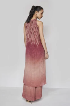 Amarone Coord Set - Ombre Wine -Anita Dongre F23SP68 Wine 4